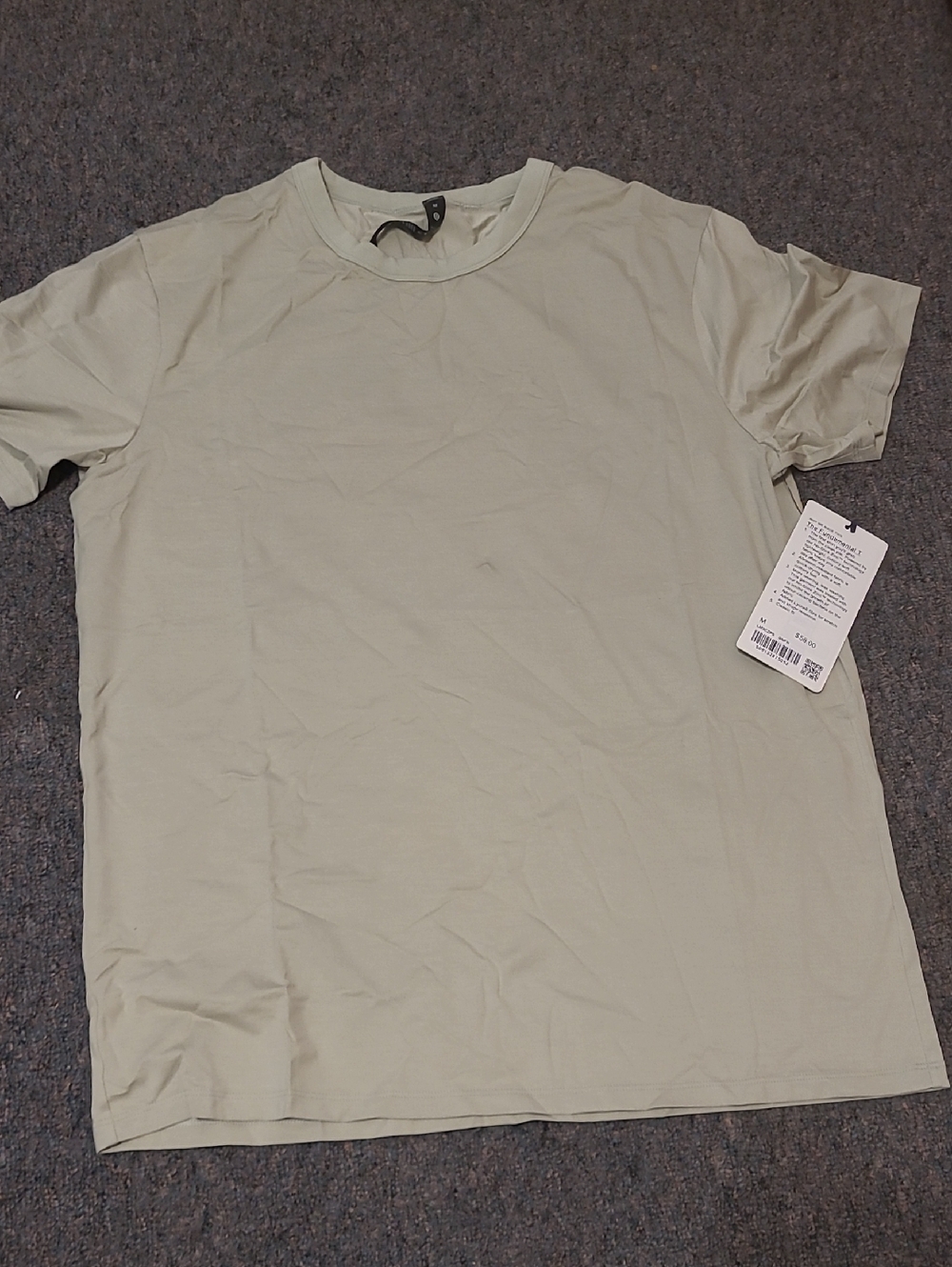 Men's Crew Neck T-Shirt - Light Sage